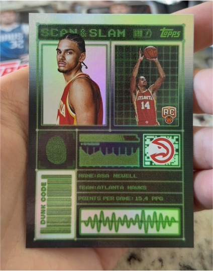 2025-26 Topps Scan and Slam #SS-48 Asa Newell — front
