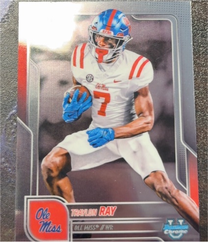 2025 Bowman Chrome University #134 Traylon Ray — front
