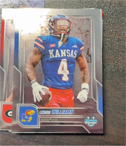 2025 Bowman University Chrome #146 Leshon Williams — front