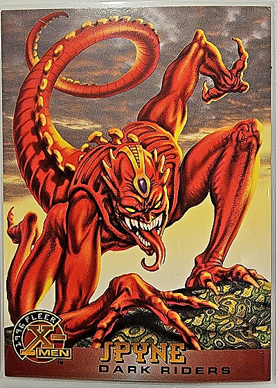 1996 Fleer X-Men #48 Spyne — front