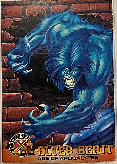 1995 Fleer X-Men #39 Alter Beast — front