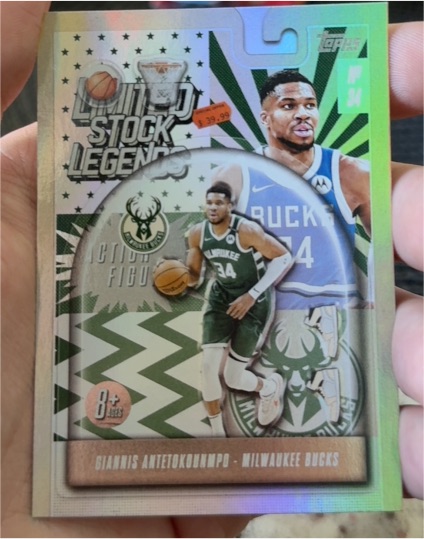 2025 Topps Limited Stock Legends #LST-34 Giannis Antetokounmpo — front