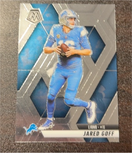 2025 Panini Mosaic #18 Jared Goff — front