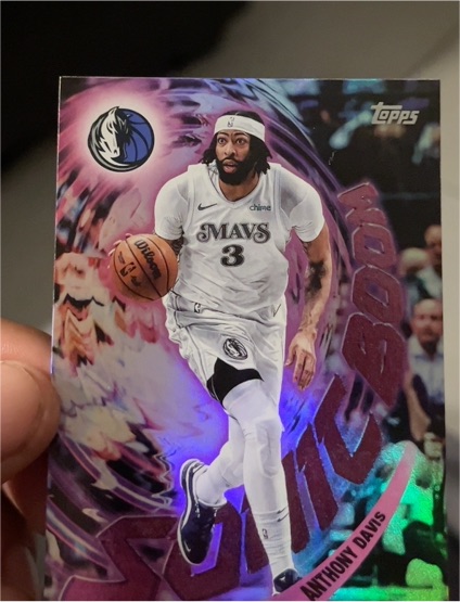 2025-26 Topps Sonic Boom #SB-2 Anthony Davis — front
