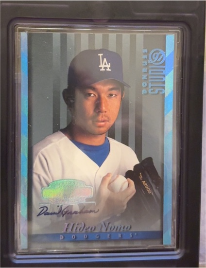 1997 Donruss Studio #73 Hideo Nomo — front