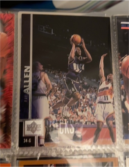 1997-98 Upper Deck #68 Ray Allen — front