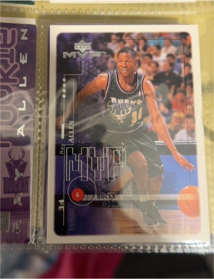 1999-00 Upper Deck MVP #6 Ray Allen — front