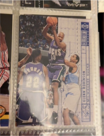 1994-95 Upper Deck Collector's Choice #386 Glenn Robinson Milwaukee Bucks — front