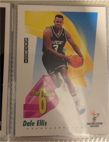 1991-92 SkyBox #446 Dale Ellis — front