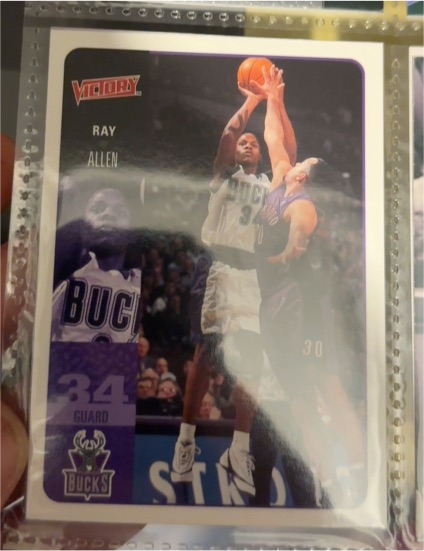 2000 Upper Deck Victory #34 Ray Allen — front
