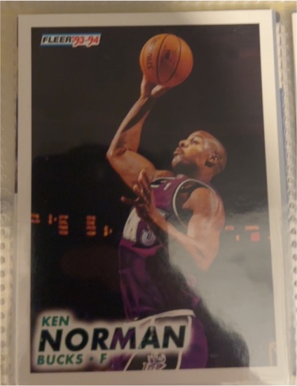 1993-94 Fleer #322 Ken Norman — front