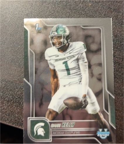 2025 Bowman Chrome University #1 Omari Kelly — front
