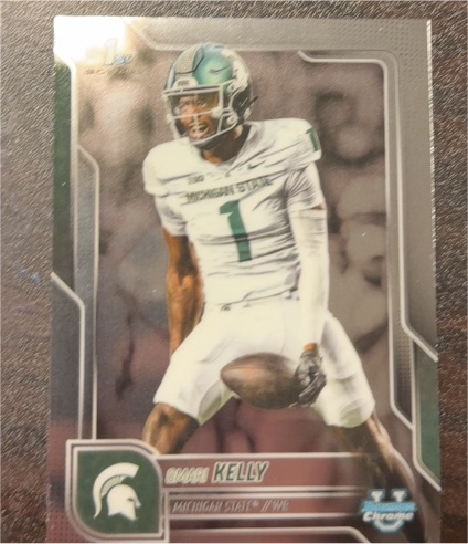 2025 Bowman Chrome University #38 Omari Kelly — front