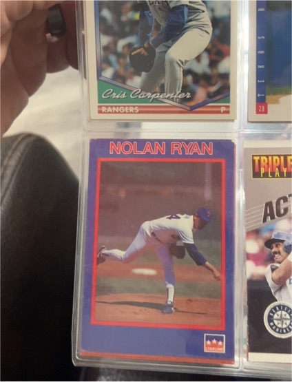 1990 Starline Long John Silver's #13 Nolan Ryan — front