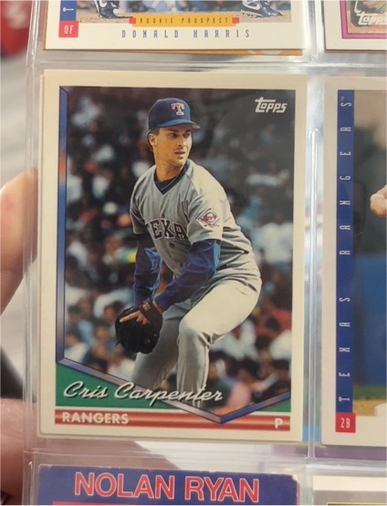 1994 Topps #317 Cris Carpenter — front