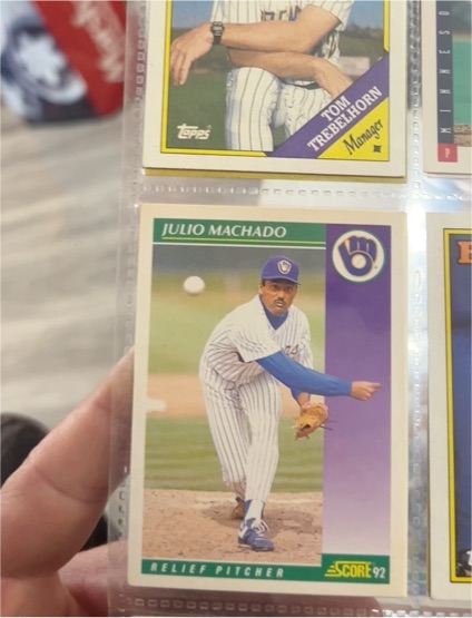 1992 Score #353 Julio Machado — front