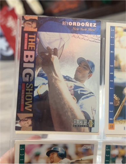 1997 Upper Deck Collector's Choice The Big Show #32 Rey Ordonez — front