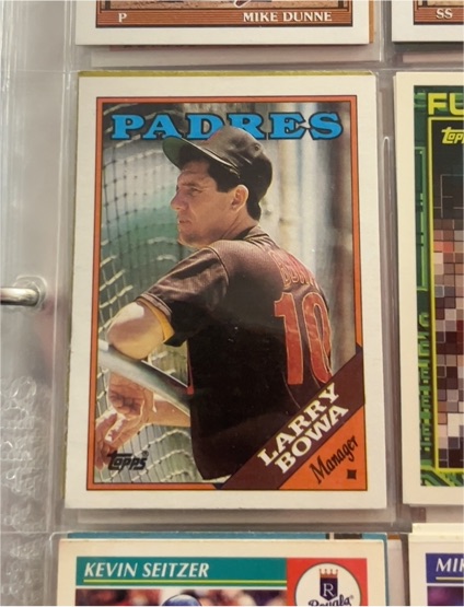 1988 Topps #284 Larry Bowa — front