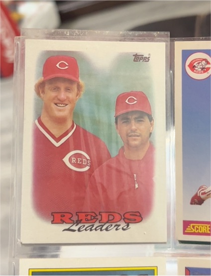 1988 Topps #81 Reds Leaders John Franco, Ron Robinson — front