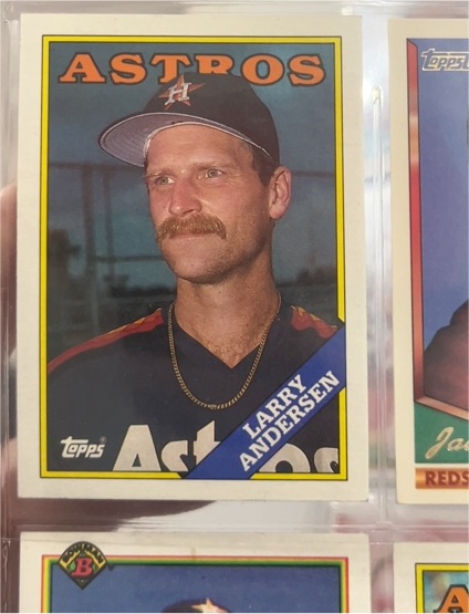 1988 Topps #342 Larry Andersen — front