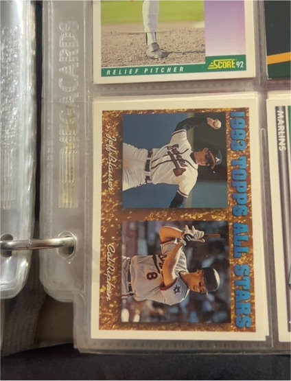 1993 Topps All Stars #389 David Justice & Juan Gonzalez — front