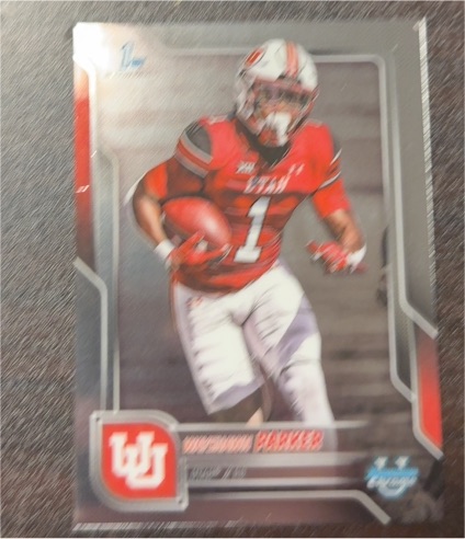 2025 Bowman Chrome University #99 Wayshawn Parker — front