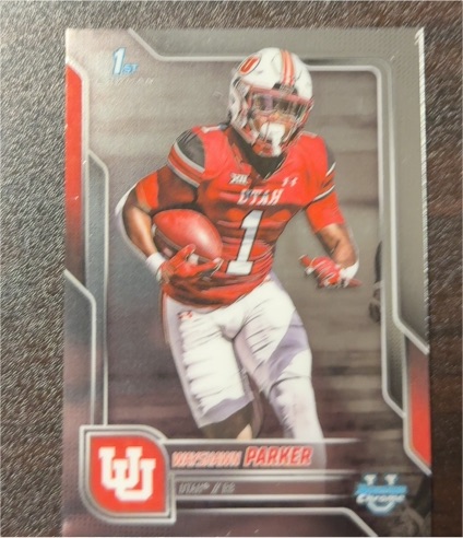 2025 Bowman Chrome University #99 Wayshawn Parker — front