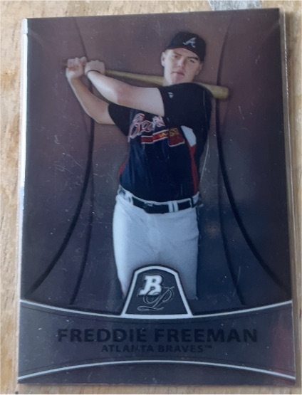 2010 Bowman Platinum Prospects #PP13 Freddie Freeman — front