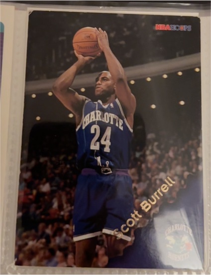 1996-97 NBA Hoops #14 Scott Burrell — front