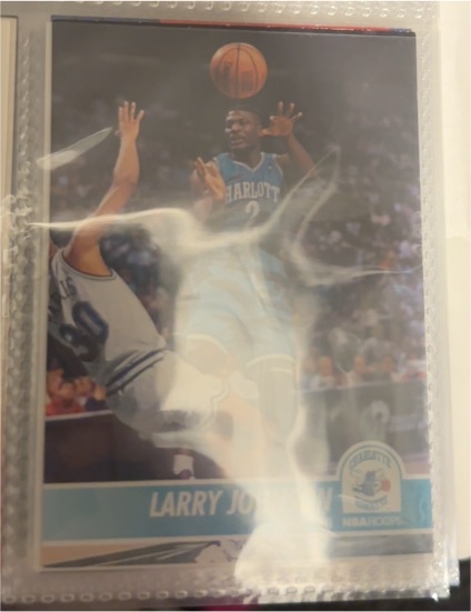 1994-95 Hoops Supreme Court #SC4 Larry Johnson — front