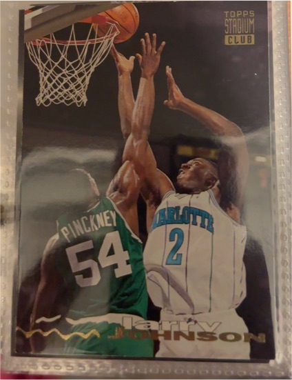 1993-94 Topps Stadium Club #323 Larry Johnson — front