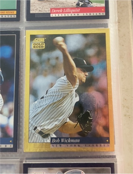 1994 Score Gold Rush #147 Bob Wickman — front