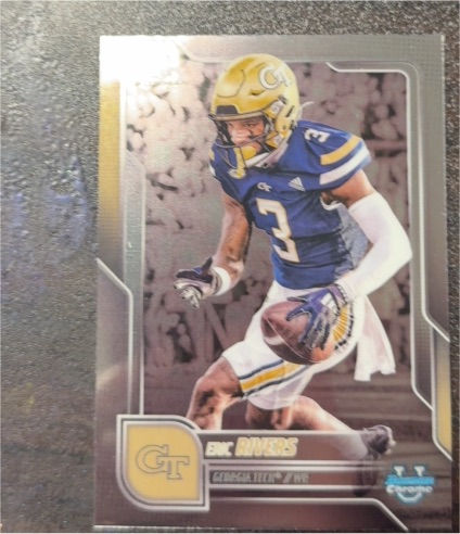 2025 Bowman Chrome University #86 Eric Rivers — front