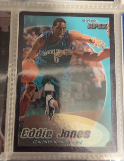1999 SkyBox Apex #114 Eddie Jones — front