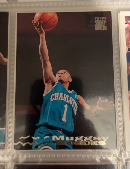 1993-94 Topps Stadium Club #204 Muggsy Bogues — front