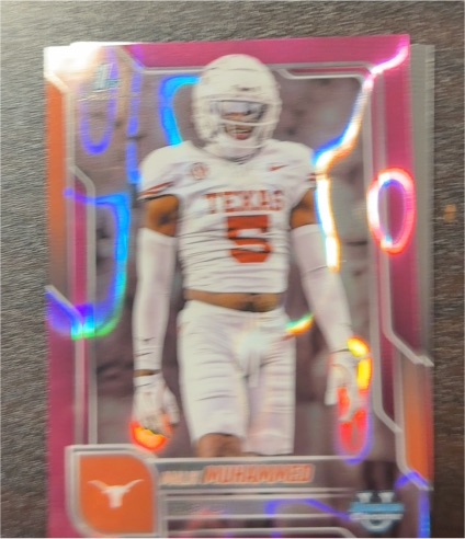2025 Bowman Chrome University #112 Malik Muhammad — front