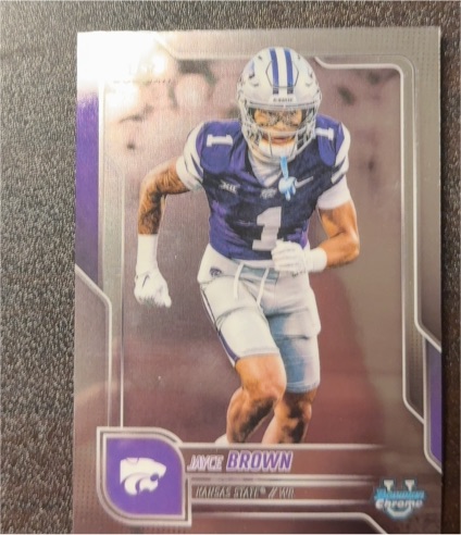 2025 Bowman Chrome University #71 Jayce Brown — front