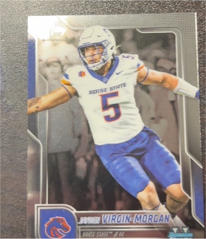 2025 Bowman Chrome University #5 Jayden Virgin-Morgan — front