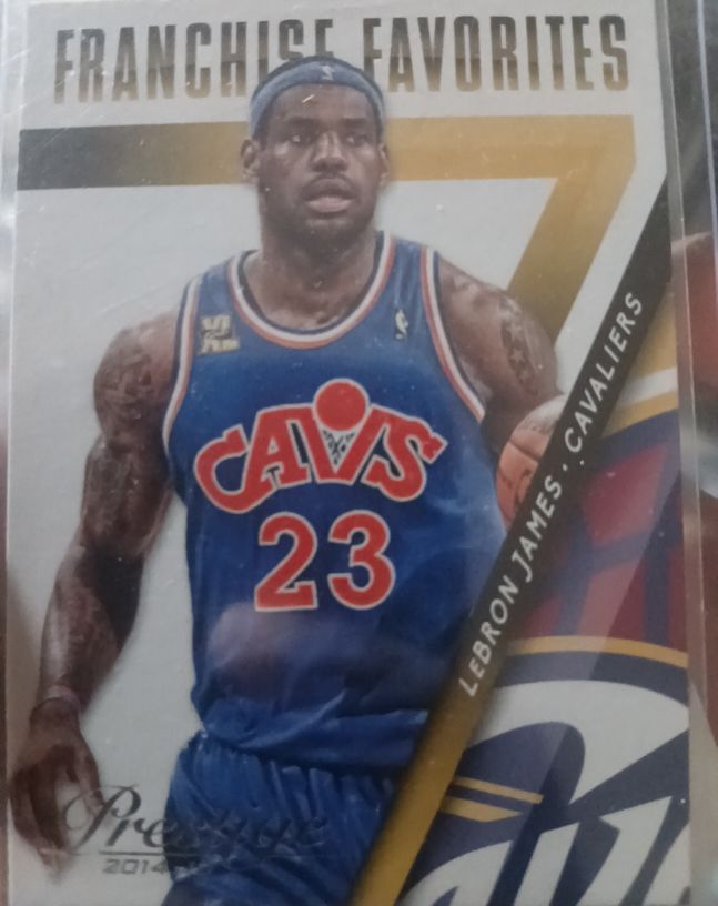 2014-15 Panini Prestige #6 LeBron James Franchise Favorites — front