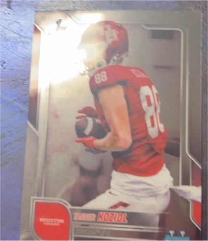 2025 Bowman University Chrome #154 Tanner Koziol Houston Cougars — front