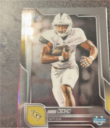 2025 Bowman Chrome University #113 Jaden Nixon — front