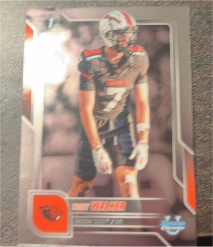 2025 Bowman University Chrome #54 Trent Walker — front