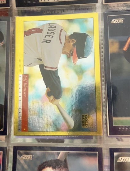 1994 Score Gold Rush #54 Jeff Blauser — front