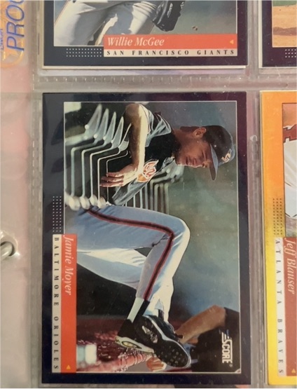 1994 Score #270 Jamie Moyer — front