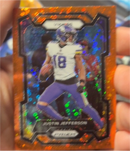 2024 Panini Prizm Draft Picks #18 Justin Jefferson — front