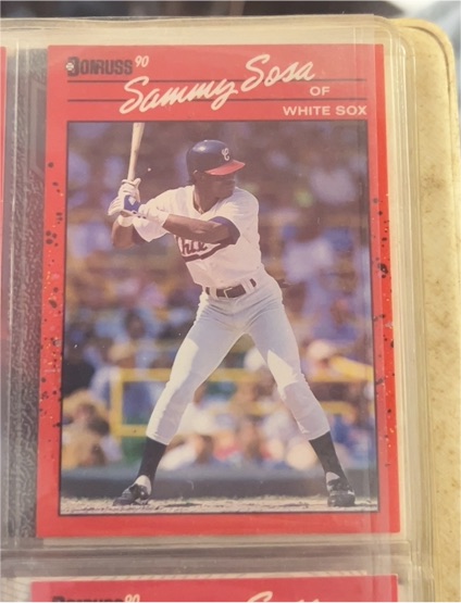1990 Donruss #489 Sammy Sosa — front