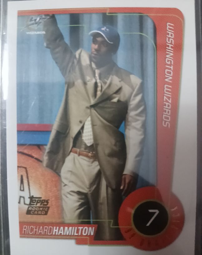 1999-00 Topps #114 Richard Hamilton Rookie — front