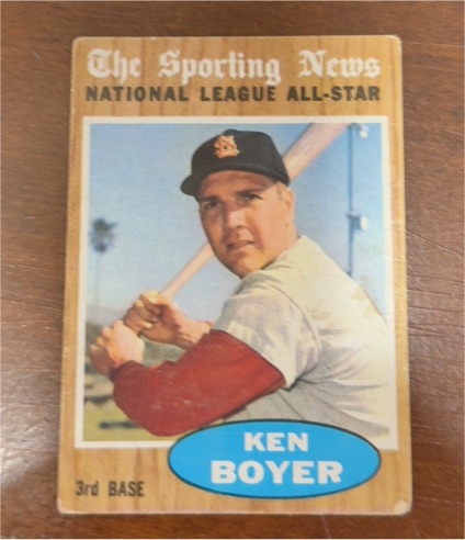 1962 Topps #392 Ken Boyer — front