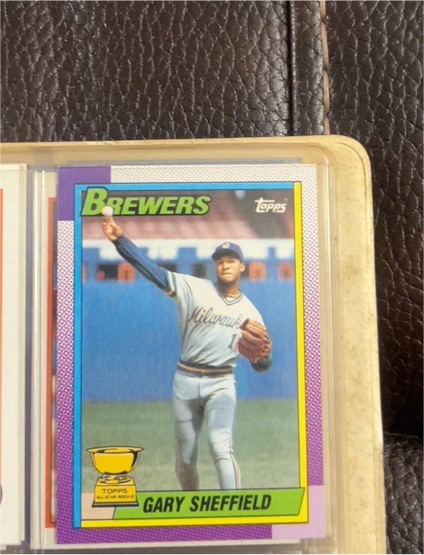 1990 Topps #718 Gary Sheffield — front