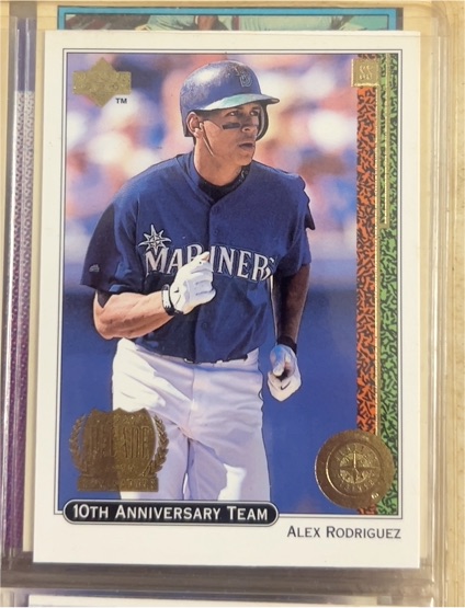 1999 Upper Deck 10th Anniversary Team #X16 Alex Rodriguez — front